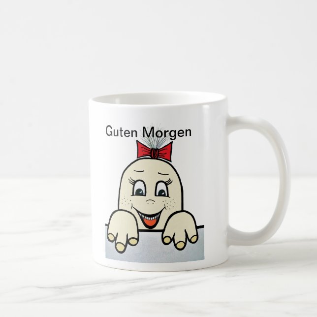 Caneca De Café Taça clássica, branco, (Direita)