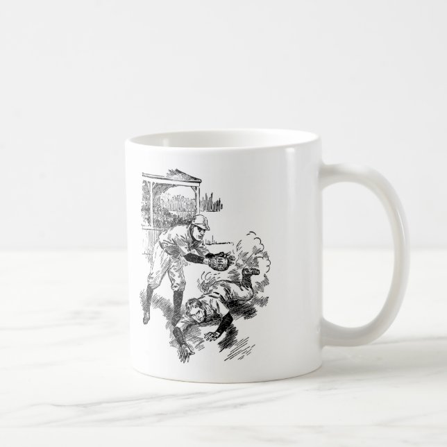 Caneca De Café Taça Clássica Muito Legal de Café Baseball (Direita)