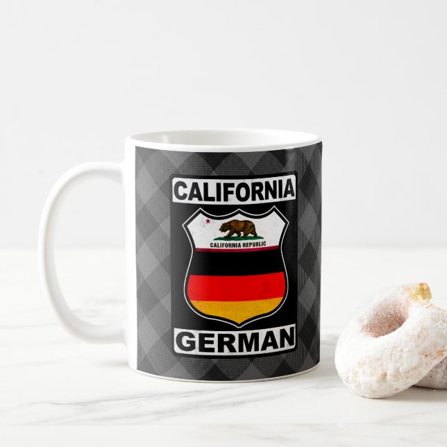 Caneca De Café Taça da Alemanha da Califórnia (Com Donut)