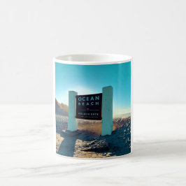 Caneca De Café Taça da Praia do Oceano de São Francisco