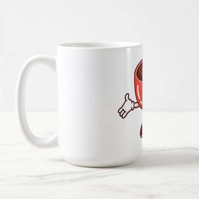 Caneca De Café Taça de Café de Cartoon Jogada e Engraçada (Esquerda)