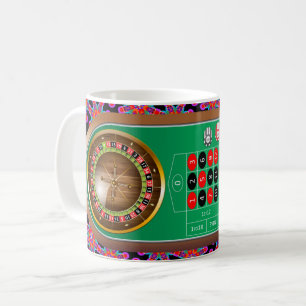 Caneca De Café Taça de Café de Mesa Roulette Europeia Muito Div