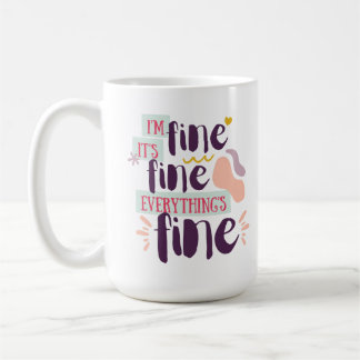 Caneca De Café Taça de café "fino", com letra moderna, com letra
