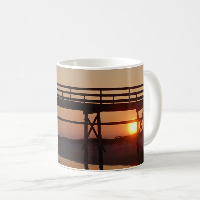Caneca De Café Taça de café Sunset Beach Mug Viagem (Frente Esquerda)