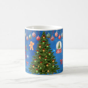Caneca De Café Taça de Cerâmica Árvore de Natal Festiva