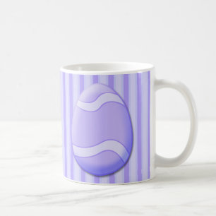 Caneca De Café Taça de Coloração de Ovos de Páscoa Roxa