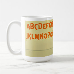 Caneca De Café Taça de Gato Ralfabético