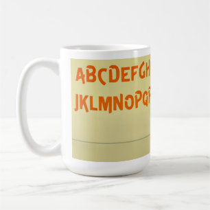 Caneca De Café Taça de Gato Ralfabético
