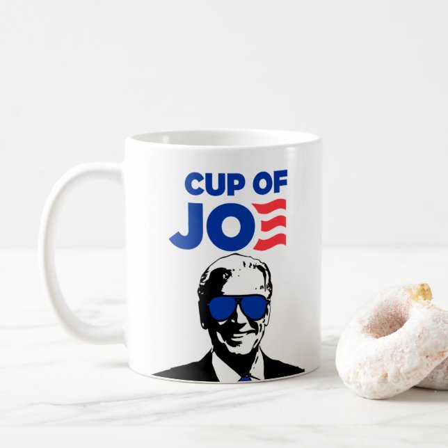 Caneca De Café Taça De Joe Biden 2024 Coffee Mug (Com Donut)