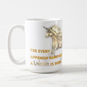 Caneca De Café Taça de remoção do Apêndice Unicorn