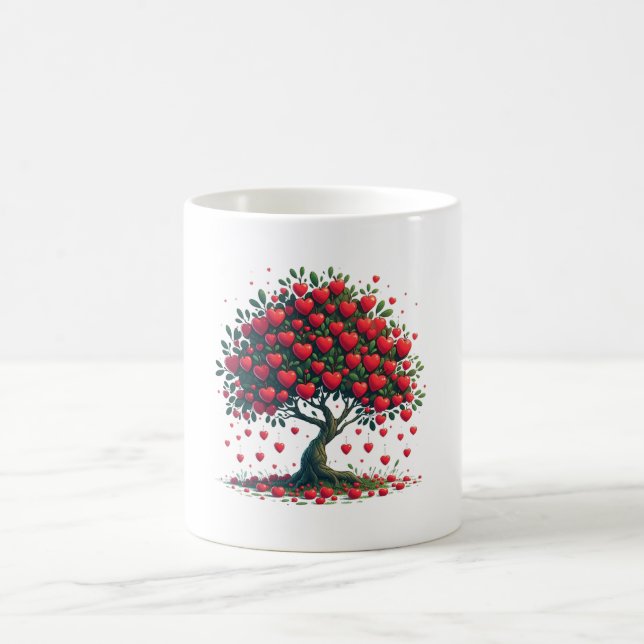 Caneca De Café Taça decorada com frutas de amor (Centro)