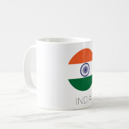 Caneca De Café Taça do Café com Bandeira da Índia