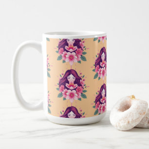 Caneca De Café Taça Feminina de Força e Beleza