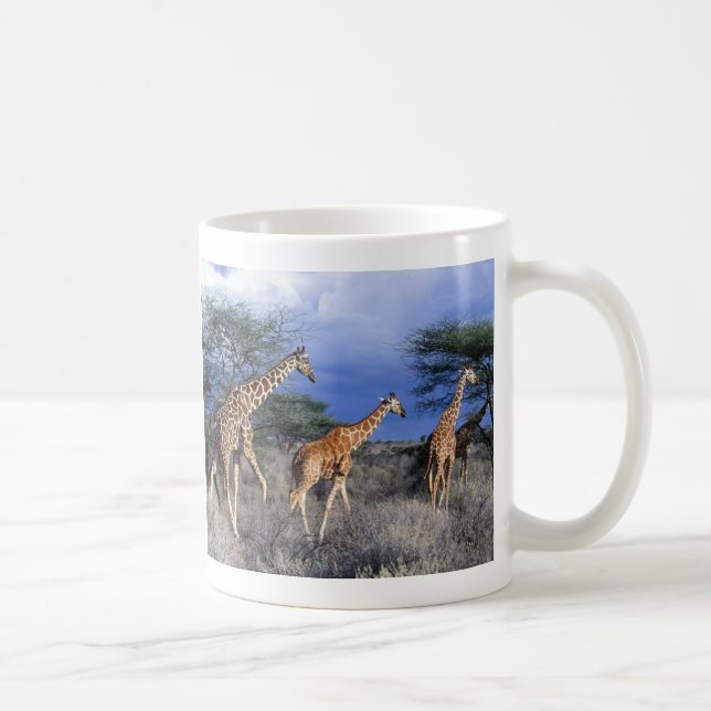 Caneca De Café Taça girafas grupos (Direita)