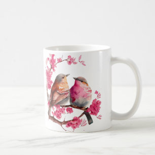 Caneca De Café Taça Harmonia de Pássaros