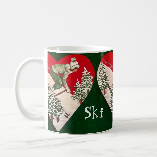 Caneca De Café Taça Love Ski (Esquerda)