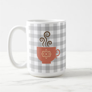 Caneca De Café Taça Retro Cura em Búfalo Xadrez