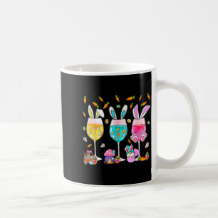 Caneca De Café Taças de vinho engraçadas coelho com cesta de ovos