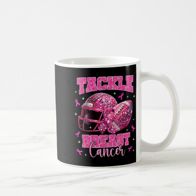 Caneca De Café Tackle Breast Cancer Awareness American Football N (Direita)