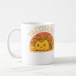 Caneca De Café Taco Axolotl Engraçado Amante de Taco de Axolotl P