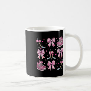 Caneca De Café Taco de hóquei no gelo Patins de hóquei Menina Coq