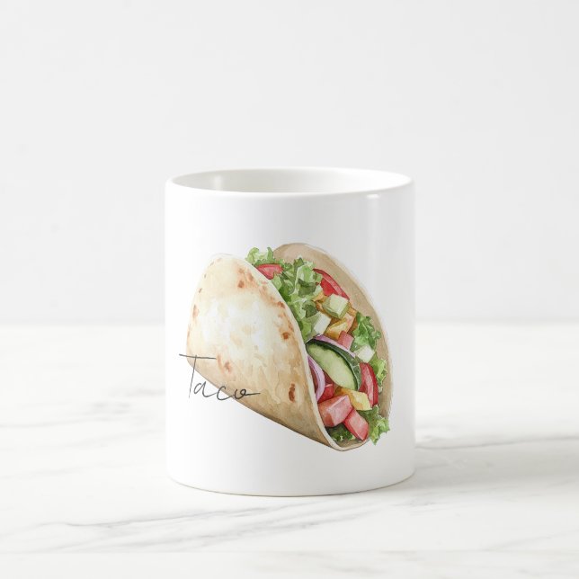 Caneca De Café Taco Mexicano (Centro)