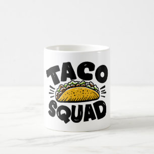 Caneca De Café Taco Squad