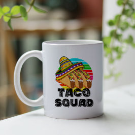 Caneca De Café Taco Squad, Cinco de Mayo
