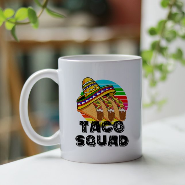Caneca De Café Taco Squad, Cinco de Mayo (Taco Squad Mug)