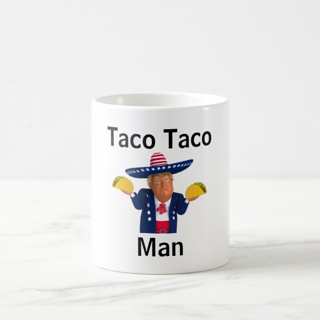 Caneca De Café Taco Taco Man Coffee Mug (Centro)