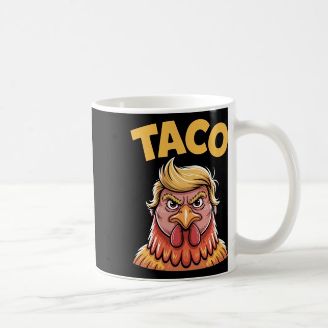 Caneca De Café Taco Trump Sempre Cheira O Humor Político (Direita)