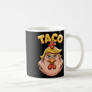 Caneca De Café Taco Trump Sempre Desiste Humor Político Alcatrão