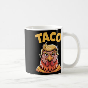 Caneca De Café Taco Trump Sempre Desiste Humor Político Alcatrão