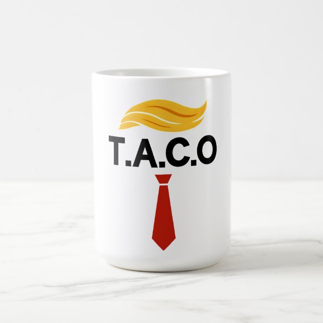 Caneca De Café Taco Trump Sempre Fala Frangos (Centro)