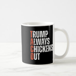 Caneca De Café Taco Trump Sempre Fala Frangos Dizendo Tarifa Engr