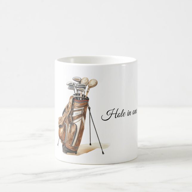 Caneca De Café Tacos de golfe Hole in One (Centro)