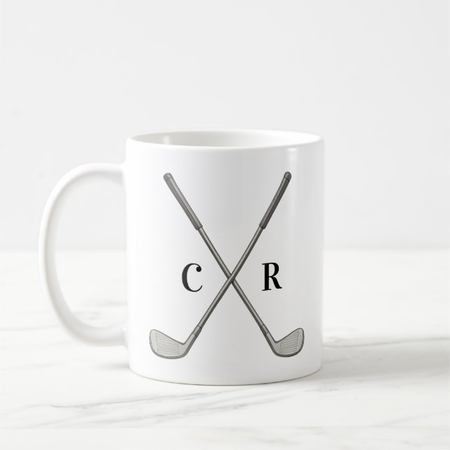 Caneca De Café Tacos de Golfe Personalizados (Esquerda)