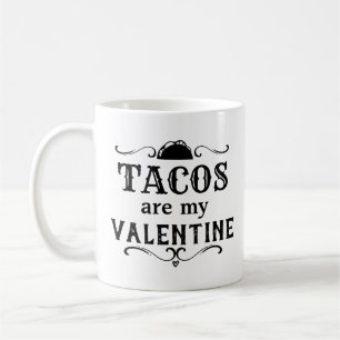 Caneca De Café Tacos engraçados são meu Namorados