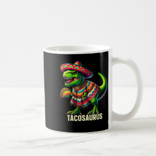Caneca De Café Tacosaurus taco dinossauro cinco de maio mexicanoT