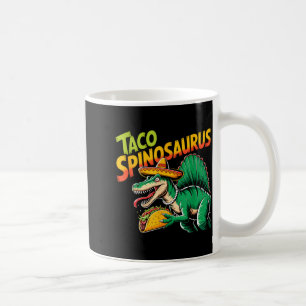 Caneca De Café Tacosaurus taco espinossauro dinossauro cinco de m