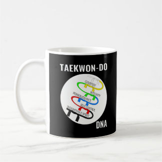 Caneca De Café Taekwon-Do tenets DNA