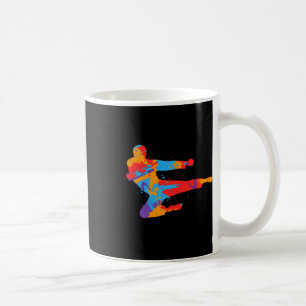 Caneca De Café Taekwondo Colorful Arts Men Crianças Meninas Kara