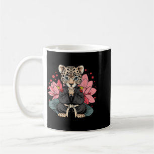 Caneca De Café Taekwondo Leopard Kickboxing Animall Jiu-Jitsu