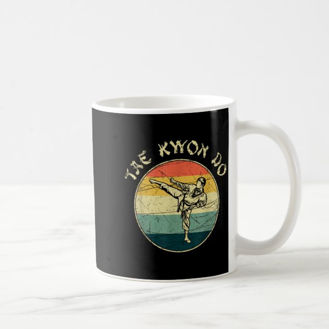 Caneca De Café Taekwondo Retrô (Direita)