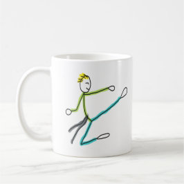 Caneca De Café Taekwondo Stickman