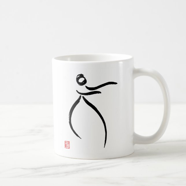 Caneca De Café Tai Chi Flow (Direita)