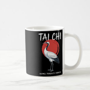 Caneca De Café Tai Chi Qigong Grou Artes Marciais Yoga Meditação
