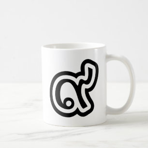 Caneca De Café Tailândia Número da Sorte 9 / Nove / ๙ (Gao/Kao) T