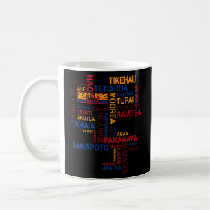 Caneca De Café Taiti E Suas Ilhas Da Polinésia Francesa