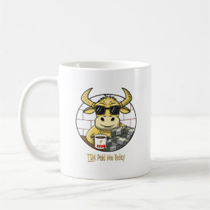 Caneca De Café Taiwan TSM pagou-me hoje Investidor de ações engra